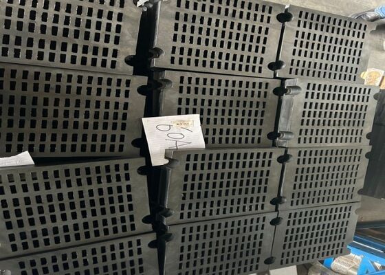 Replaceable Modular Rubber Screen Panel for Quarry Screening