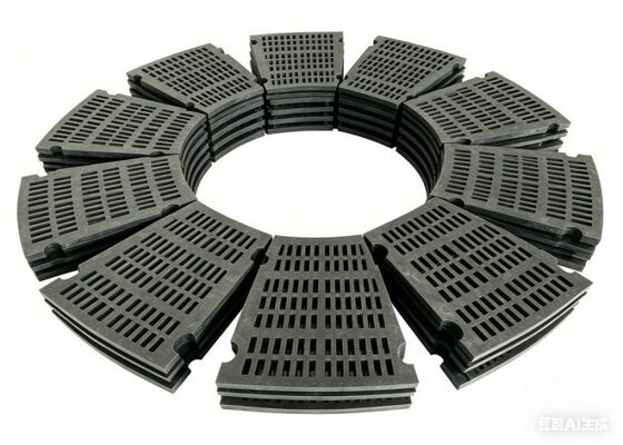 Self Cleaning Mining Rubber Screen Panel for Sticky Materials