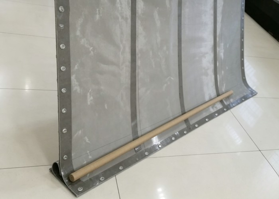 304 Grommet Screen for Rotex Black PU-Strip 46%-76.4% Open Area Mining Separation