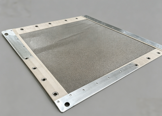 304L Stainless Steel Grommet Screen Black PU-Strip 0.0014-0.0090 inch Wire Diameter