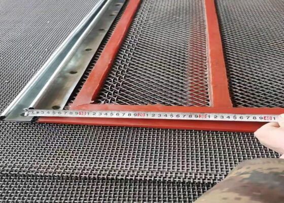 Polyurethane Self Cleaning Screen Mesh for Wet Material Processing