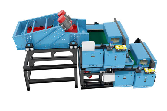 Eddy Current Non Ferrous Metal Separator for Electronic Scrap Processing Line