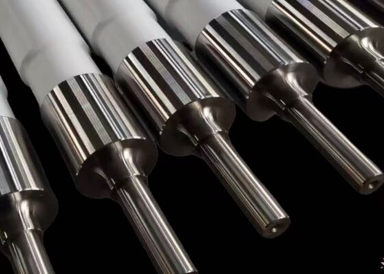 High Precision Ceramic Roller Conveyor For Solar Glass Tempering Oven