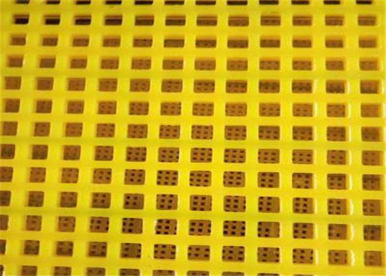 Customized Tensioned Polyurethane Screen Mesh with 30mm-60mm Thickness and Steel Frame Embedded for Steel Plants