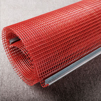 Red Color Lightweight Tensioned Hook Polyurethane Screen Mesh with No Blind for Mining