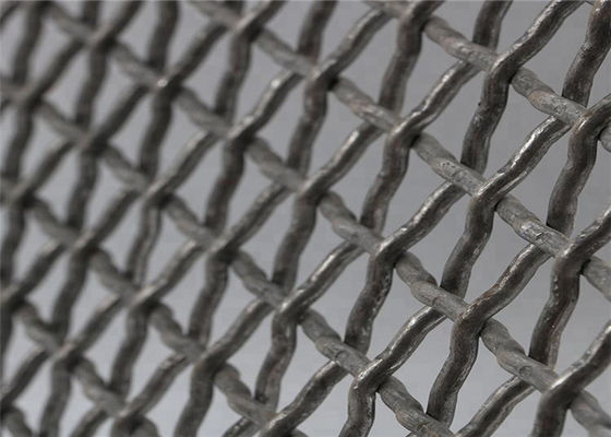 Galvanized or Painted Woven Wire Screen with Plain Weave for Square, Rectangular, and Long Slot Mining Screen Mesh