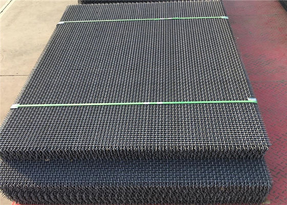 Galvanized or Painted Woven Wire Screen with Plain Weave for Square, Rectangular, and Long Slot Mining Screen Mesh