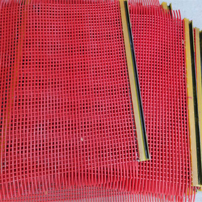 8mm Aperture size Polyurethane Coated wire mesh Screen Panel for Aggregate Processing
