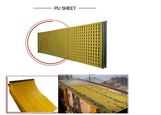 High Performance MDI Polyurethane Flip Flow Screen for Coal Preparation Plants