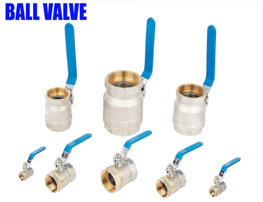 Pressure Reducing JIS 1 Inch Brass Ball Valve Industrial Radiator Water Gas Control