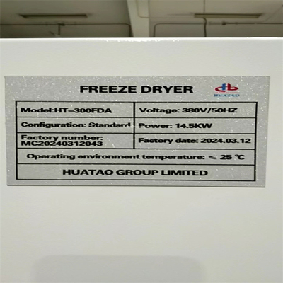 3m2 χωρητικότητα 60kg/παρτίδα Σιλικόνιο πετρέλαιο ψύξη στεγνωτήρα