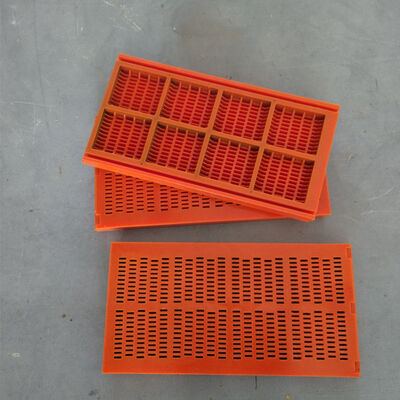 Μηχανή γραμμικού σίτισης αμμουδιού Πίνακα οθόνης πολυουρεθανίου Αποβρύχωση κρέμασης δονητική οθόνη