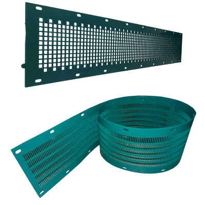 1.25m πλάτος 5-12mm πάχος ανθεκτικός στην φθορά PU Flip-Flop Screen για διαχωρισμό χημικών σκόνης