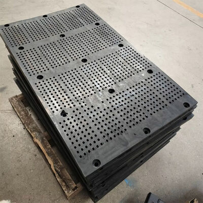 40x8mm Πάνελ Οθόνης από Καουτσούκ Υψηλής Αντοχής στη Φθορά με Ατσάλινο Πλαίσιο για Βιομηχανικές Οθόνες Δόνησης