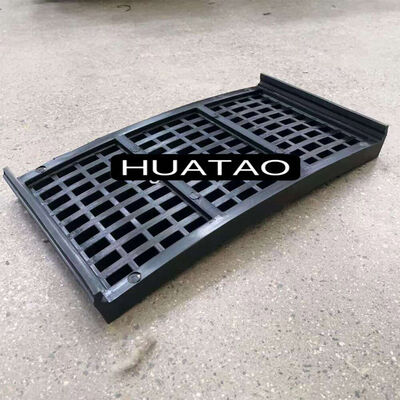 50*10mm High-Wear Rubber Screen Panel με μονωτικό σχεδιασμό και ρυθμιζόμενες τρύπες 10-50mm για επεξεργασία ορυκτών