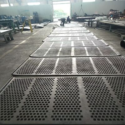 60*20mm High Performance Modular Rubber Screen Panel για εφαρμογές δονητικών οθονών εξόρυξης