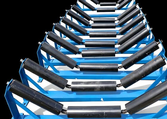 Ορυχείο μεταγωγικό κυλίνδριο HDPE Shell Ατσάλινο άξονα υγρό περιβάλλον σύστημα μεταφοράς