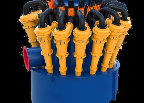Mining Hydrocyclone Separator 500mm Cyclone μεγάλης χωρητικότητας για σύστημα συγκέντρωσης μεταλλεύματος