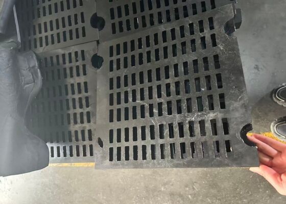 Υψηλής απόδοσης κατάστρωμα διαλογής καουτσούκ για την εξόρυξη μεταλλεύματος