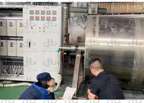 Επαγωγικός κύλινδρος ομοιόμορφης διάδοσης θερμότητας πλήρους μήκους για εξαρτήματα λιθίου και μη υφασμένη πρέσα θερμότητας