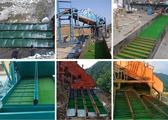 Υψηλό ποσοστό σύλληψης Gold Wash Plant Matting για τη βιομηχανία εξόρυξης