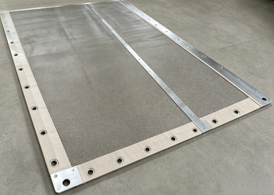 Οθόνη 304L από ανοξείδωτο ατσάλι Μαύρη PU-Strip 0,0014-0,0090 ιντσών Διάμετρος σύρματος