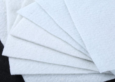 Geotextile ύφασμα PET σταθεροποίησης ή τρυπημένος με διατρητική μηχανή Geotextile PP βελόνα άσπρος αντι - γηράσκων