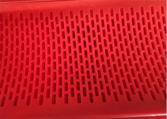 Υψηλής ανθεκτικότητας πολυουρεθάνιο ελαστομερή Flip Flop Screen με προσαρμόσιμο χρώμα για τα συστήματα πώλησης και συμπίεσης